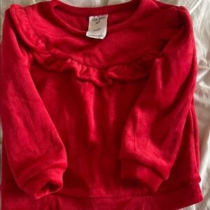 Red Kids Long Sleeve Top